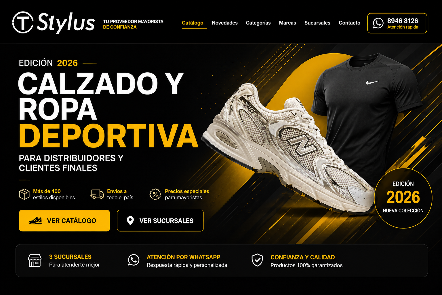 Catálogo deportivo STYLUS edición 2026